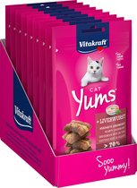 Vitakraft Cat Liquid Snack 6 pièces - Snack pour chat - 11 x Canard