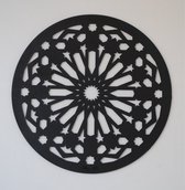 Geometrische wandpaneel type 7 - unieke wanddecoratie - 40 x 40 cm