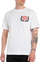 Replay Custom Garage Print T-shirt Mannen - Maat S