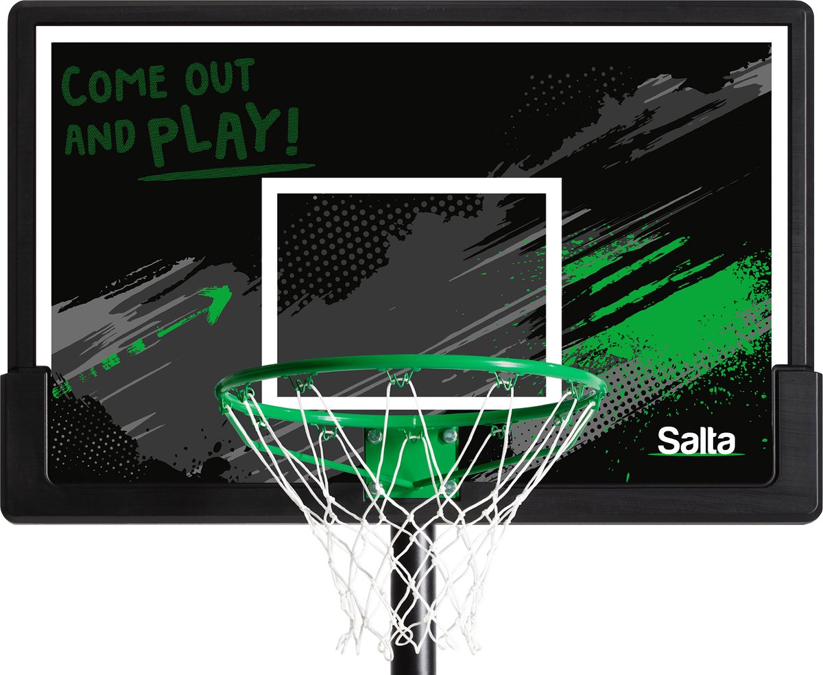 Salta Forward – Basketbalpaal voor kinderen – Verstelbare hoogte 230 - 305 cm – Verrijdbaar basketbalstandaard met basketbalring – Zwart — afbeelding 6