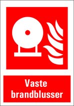 Panneau extincteur fixe avec texte - plastique 210 x 297 mm