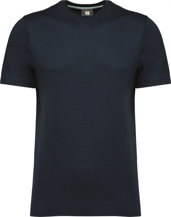 T-shirt Heren 5XL WK. Designed To Work Ronde hals Korte mouw Navy 65% Polyester, 35% Katoen