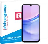 Telefoonglaasje Screenprotectors - Geschikt voor Samsung Galaxy A15 4G - Case Friendly - Gehard Glas Screenprotector - Geschikt voor Samsung Galaxy A15 4G - Beschermglas