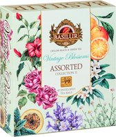 BASILUR Vintage Blossoms Assorted - Assortiment van Ceylon Theeën in Theezakjes 40x2g