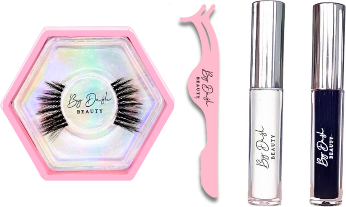 Goedkoopste By Dash Beauty - Elegance Halve Wimper Starter Kit - Valse Wimpers - Nepwimpers - 3D Faux Mink Lashes - Luxury Lashes