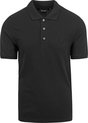 Lyle and Scott - Tonal Eagle Polo Zwart - Regular-fit - Heren Poloshirt Maat L