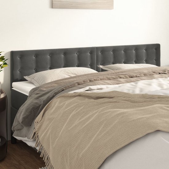 Tête De Lit En Tissu Marron Foncé 90x5x78/88 Cm VidaXL - Réglable, Soutien Dos, Pour Chambre à Coucher - 8