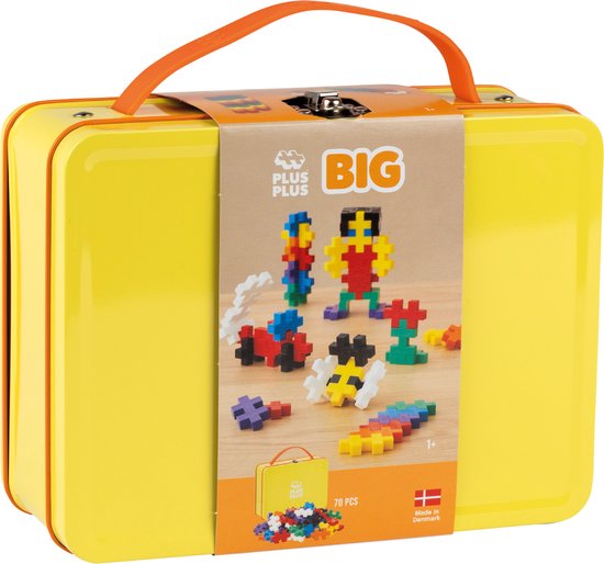 Plus-Plus BIG Opbergbox 70 delige bouwset - 3274 - Bouwspeelgoed - Constructiespeelgoed - Speelkoffer met bouwstenen - Vanaf 1 jaar van Merkloos — afbeelding 2