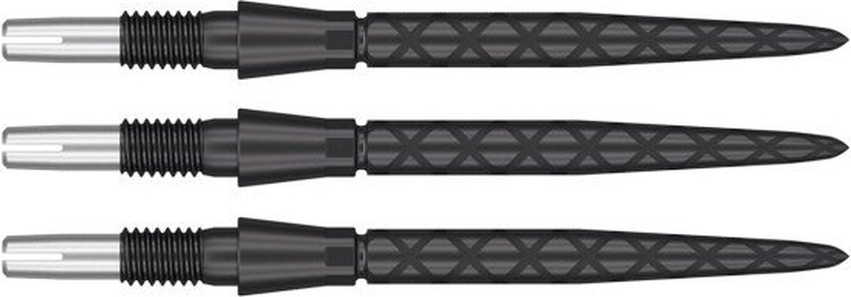 Target Darts Swiss Point Storm Diamond Dart Points (3 Pack Set van Tips) 26mm Zwart SP - Dart Point veranderen, Professionele Darts Accessoires