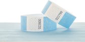 Bracelets Oracle Tyvek, bleu clair, paquet de 100