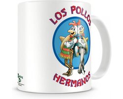 Breaking Bad koffiemok Los Pollos Hermanos - Koffie en thee bekers van porselein - 325 ml Breaking Bad koffiemok Los Pollos Hermanos - Koffie en thee bekers van porselein - 325 ml