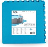 WAYS D'luxe - Voordeelpakket - Vloertegel - Blauwe zwembad tegels - 8 tegels - 50 x 50 cm - 2 m²