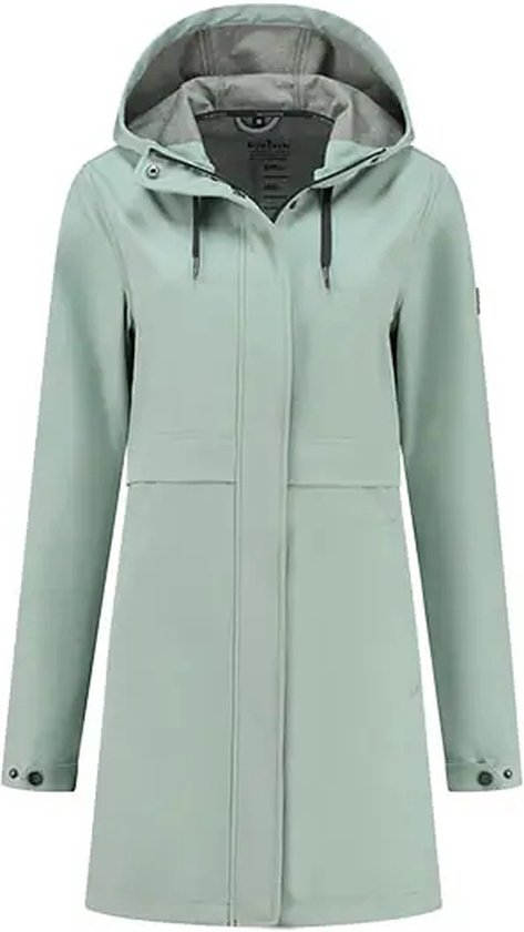 Kjelvik Lange softshell jas Teddy Dames - Maat 50