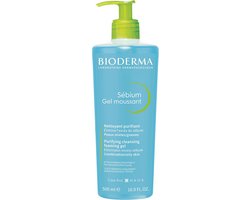Bioderma Sebium Gel Moussant - Reiniger voor vette en acnegevoelige huid - 500 ml