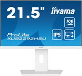 iiyama ProLite XUB2292HSU-W6 - 22 Inch - IPS - Full HD - USB-hub - In hoogte verstelbaar
