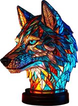 Dierenstijl beeld Wolf - Tafel beeld - Decoratief - 10 verschillende dieren - Binnen - Cadeau