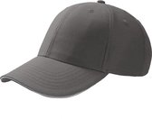 Finnacle - Katoenen Baseballcap - Donkergrijs - Verstelbaar - Unisex - 6 Panelen - Petten - Cap - Baseball Cap