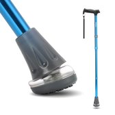 Rovera Mobility® Wandelstok UltraGrip Air - Extra Schokabsorberend door Air- technologie – Opvouwbaar, Verstelbaar – Antislip & Ergonomische Handgreep voor Maximale Grip– Geschikt voor Elk Terrein – Blauw