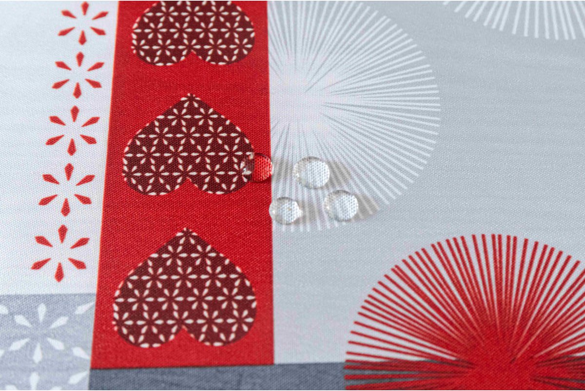 Univers Décor - Nappe anti tache rectangulaire "Estelle" 145 x 300 cm (8 à 12 couverts)