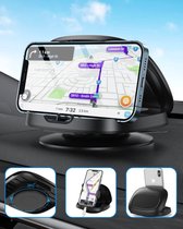Telefoonhouder met Draaibare Kleefvoet voor Dashboard - Universele Smartphone Autohouder met 360-graden Rotatie - Handsfree Bellen en Navigeren in de Auto