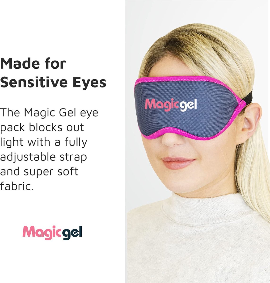 IJsmasker, koelmasker voor gezicht, gelmasker, koud en warm gel-oogmasker, herbruikbaar, aan beide zijden bruikbaar, koelkussen voor het gezicht (blauw IJsmasker, koelmasker voor gezicht, gelmasker, koud en warm gel-oogmasker, herbruikbaar, aan beide zijden bruikbaar, koelkussen voor het gezicht (blauw