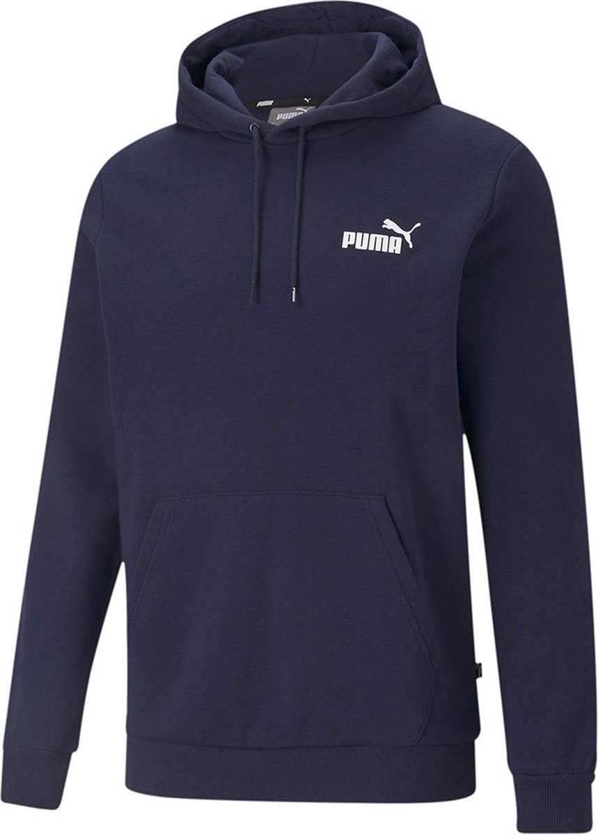 Puma Ess Small Logo Hoodie S Man Peacoat