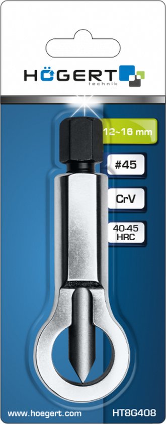 QWORK® 4 Pièces casse écrous avec étui de rangement 9-12 mm/12-16 mm/16