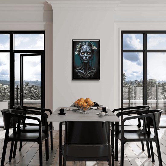 Dia de los Muertos Poster | Zombies Poster | Jour des Morts Poster | Résumé Affiche | 51x71cm | Décoration murale | Affiche murale | MT | Convient pour l'encadrement