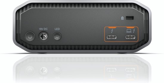 G-DRIVE® PROJECT 22TB, High-Capacity Hard Drive, Thunderbolt™ 3, USB-C, 7200RPM Ultrastar® Harde Schijf, tot 260MB/s — afbeelding 2