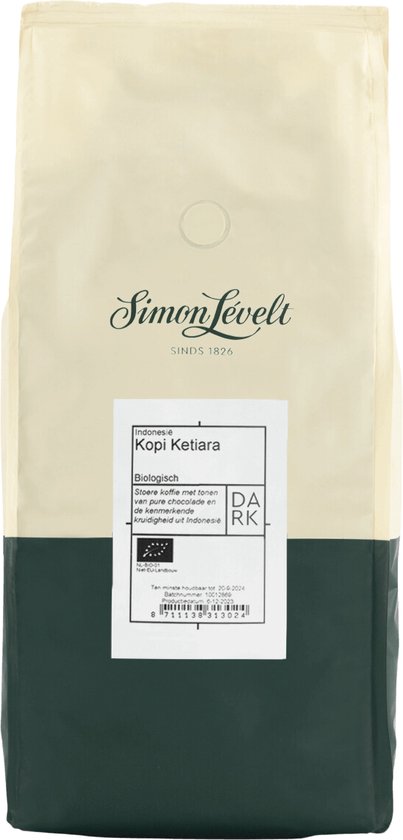 Simon Lévelt - Koffiebonen - Kopi Ketiara - 1 kilo