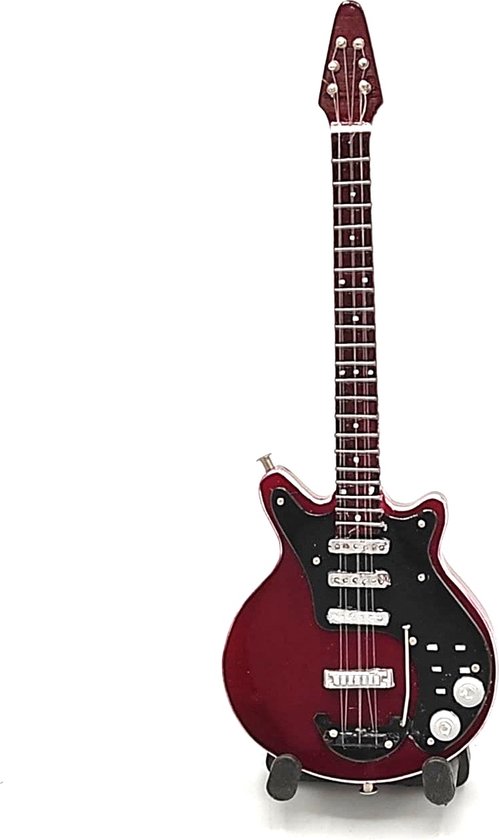 miniatuur gitaar Brian May Queen 15cm Miniture- Guitar-Mini -Guitar- Collectables-decoratie -gitaar-Gift--Kado- miniatuur- instrument-Cadeau-verjaardag