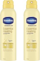 Vaseline Spray & Go Essential Healing Bodylotion - 2 x 190 ml