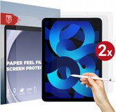 Rosso Screen Protector Geschikt voor Apple iPad Air 10.9 (2022/2020) | Paper Feel | Papier Gevoel Folie | Ultra Clear Beschermfolie | Case Friendly | Duo Pack