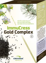 Cressana ImmuCress Gold Complex - Zwarte Komijn Extract - Tarwekiemolie - Q10 - Vitamine D3 - Pinus Sylvestris - Rozemarijnbladextract - 90 capsules