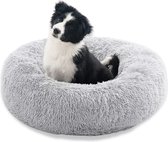 Topmast Fluffy Donut Dierenmand - Hondenkussen - 120 cm - Antraciet - XXL