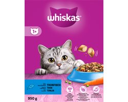 6x Whiskas Adult 1+ Tonijn 800g