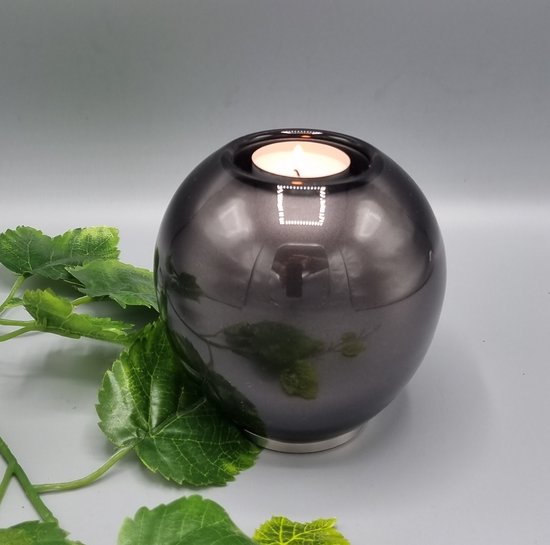 Mini Urn - 252 - Waxinelichtje - Antraciet - 0.7 liter