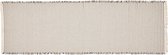 Broste Copenhagen - Tafelloper 'Elouise' (41.5x140cm, Offwhite/Black)