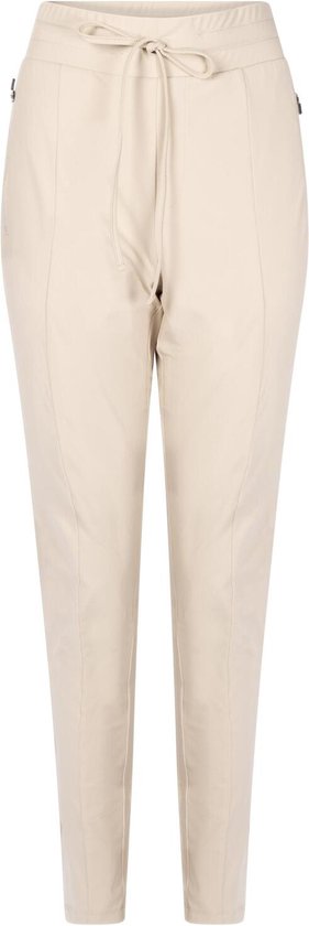 Zoso Broek Victoria Travel Trouser With Zipper 241 0007 Sand Dames Maat - XL