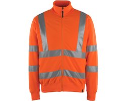 Mascot Safe Classic Sweatshirt met rits 50115-950 - Hi-Vis oranje - 2XL