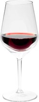 Depa Wijnglazen - 4x - transparant - onbreekbaar kunststof - 470 ml - voor rode en witte wijn