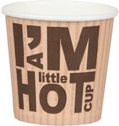 Beker | Karton| i'am little hot cup | 100ml | 50 stuks