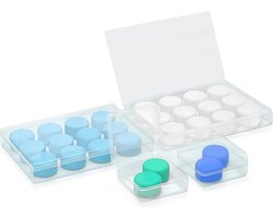 Premium Earplugs - Siliconen oordopjes - Oordopjes om te slapen - Ook geschikt voor werken, reizen, zwemmen, studeren, uitgaan etc.