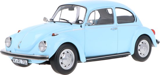 Volkswagen Beetle 1303 1973 - Modèle 1:18 Norev Bleu Clair - Neuf - 188532