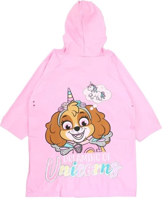PAW Patrol Regenjas Voor Meisjes, Skye Jas, Waterafstotende Regenjas
