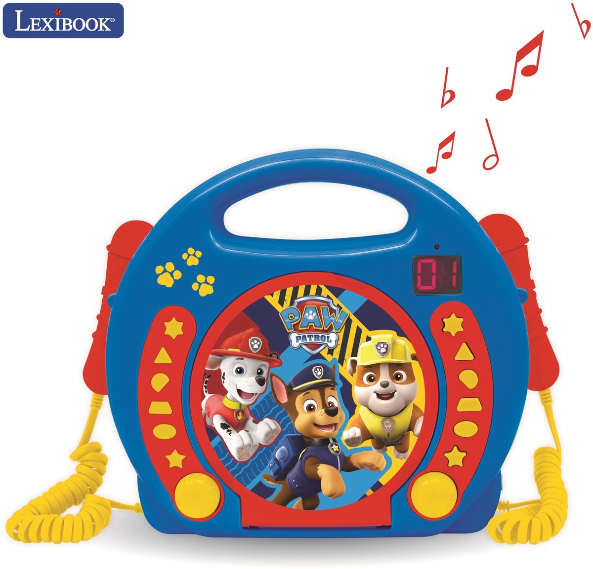 Lexibook Disney Paw patrol - CD speler met microfoon – Paw Patrol speelgoed