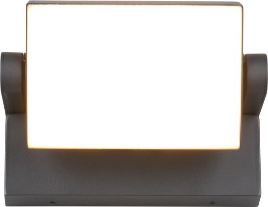 TRIO KANSAS - Wandlamp - Antraciet - incl. 1x SMD 10W - Kantelbaar - Buitenverlichting - IP54