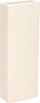 Gerimport Waterverdamper - creme wit - keramiek - 400 ml - radiatorbak luchtbevochtiger - 7 x 18,5 cm