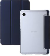 Geschikt Voor Samsung Galaxy Tab A9 Hoes - A9 Variant Case - 8.7 inch A9 Hoesje - Folio Case Cover - Shockproof - Met Autowake - Met Standaard - Hoesje Met Pencil Houder - Dun - Blauw