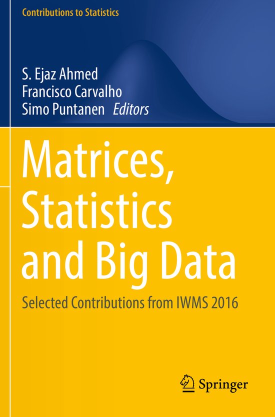 Matrices Statistics and Big Data - cover